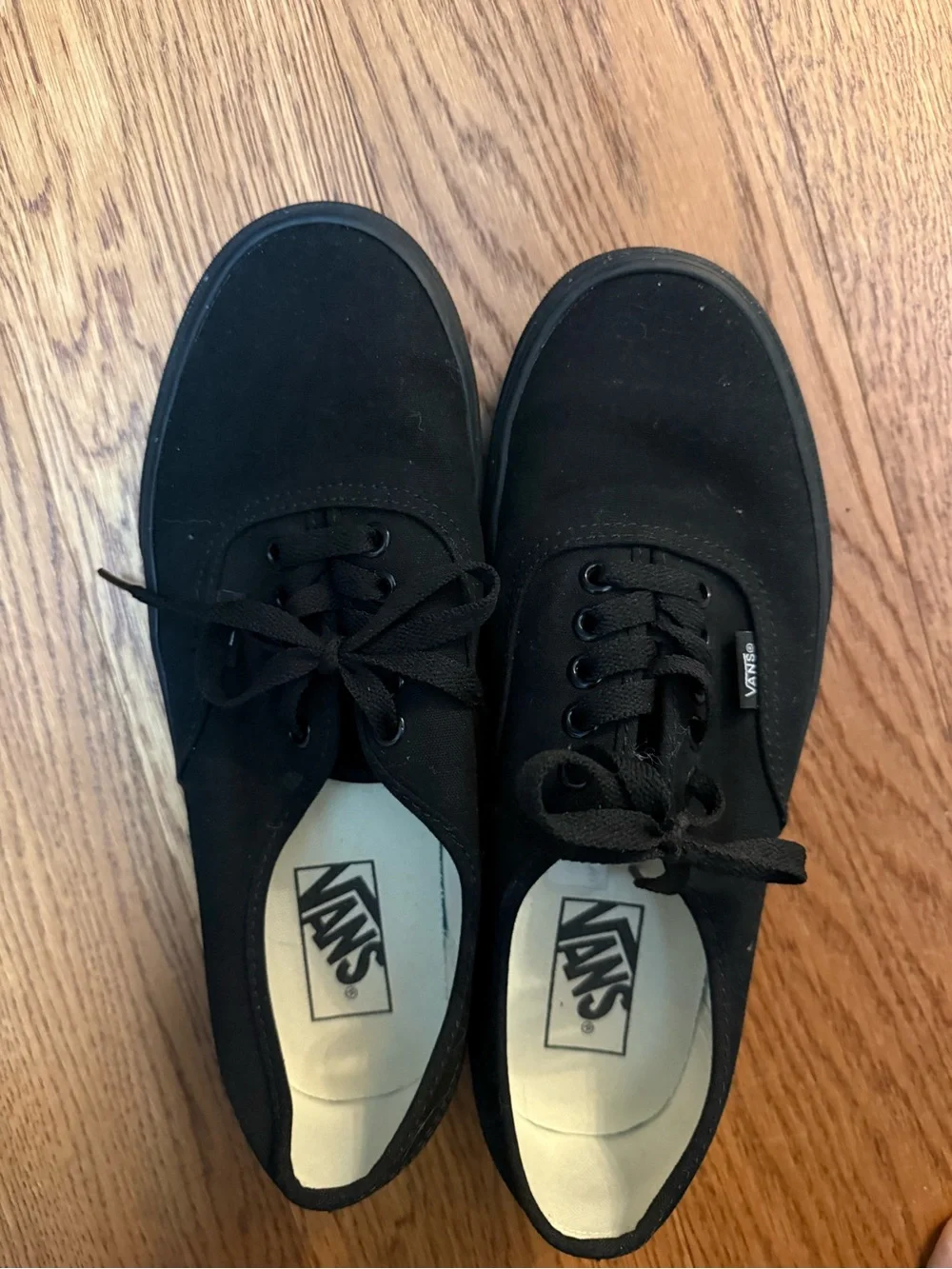 Vans Authentic Canvas Sneakers in Black